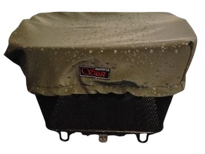 Velokorb-Abdeckung Wassertropfen Olive