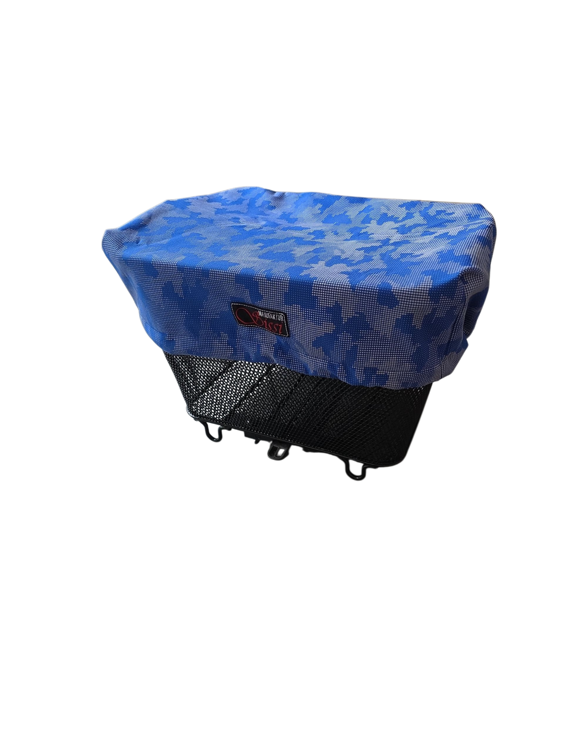 Velokorb-Abdeckung blau reflektierend