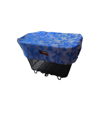 Velokorb-Abdeckung blau reflektierend