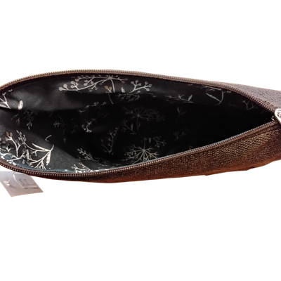 Reissverschlusstäschli braun