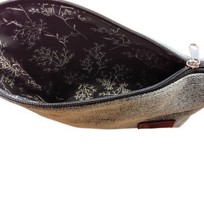 Reissverschluss Täschli blaugrau