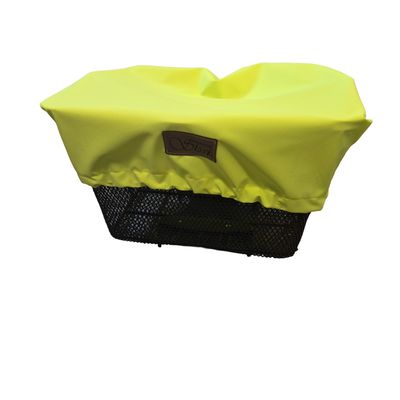Velokorb Abdeckung neon gelb Softshell