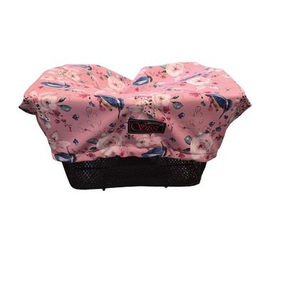 Velokorb Abdeckung rosa Softshell