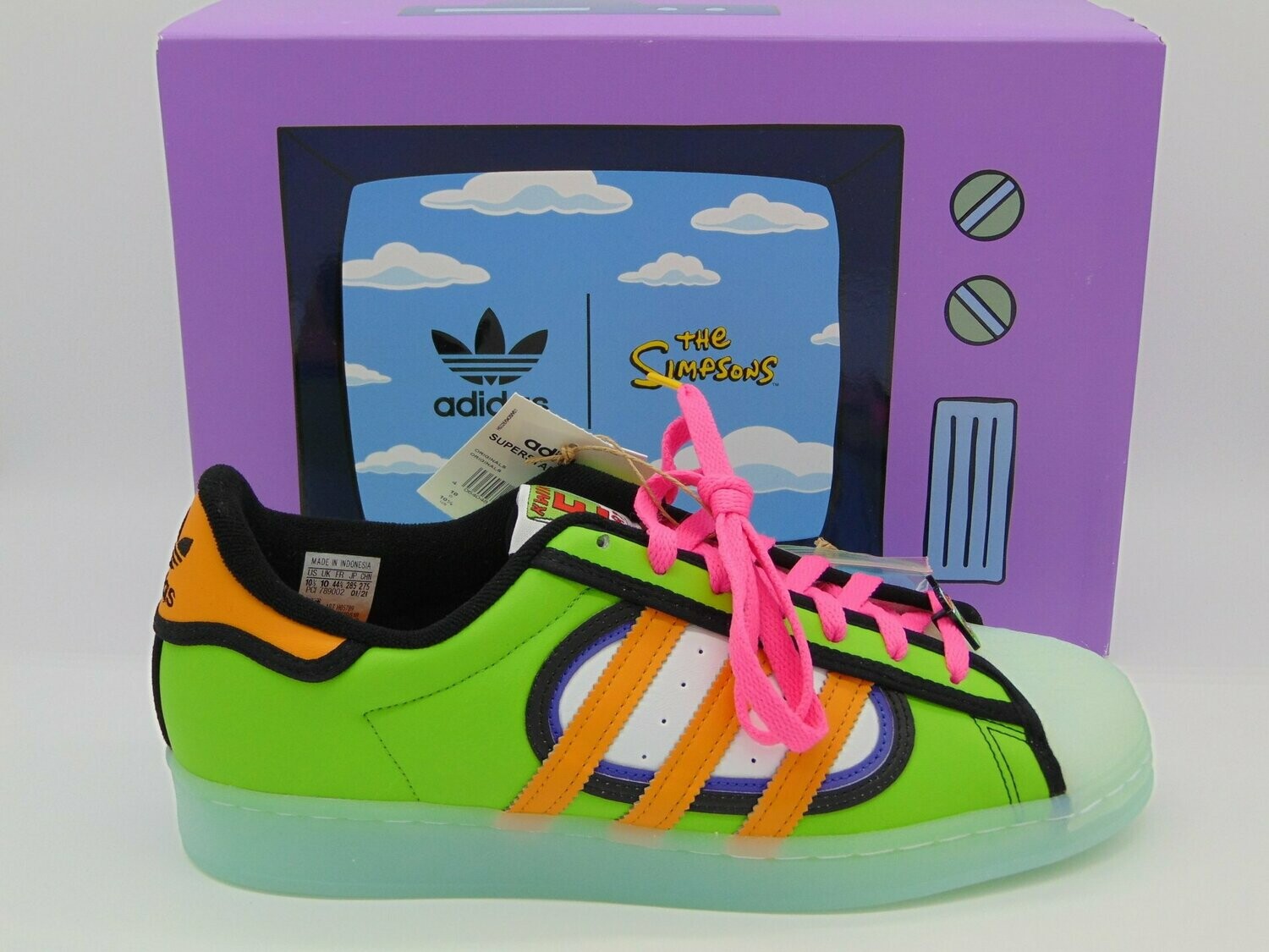 Adidas Superstar X The Simpsons "Squishee" 44 2/3