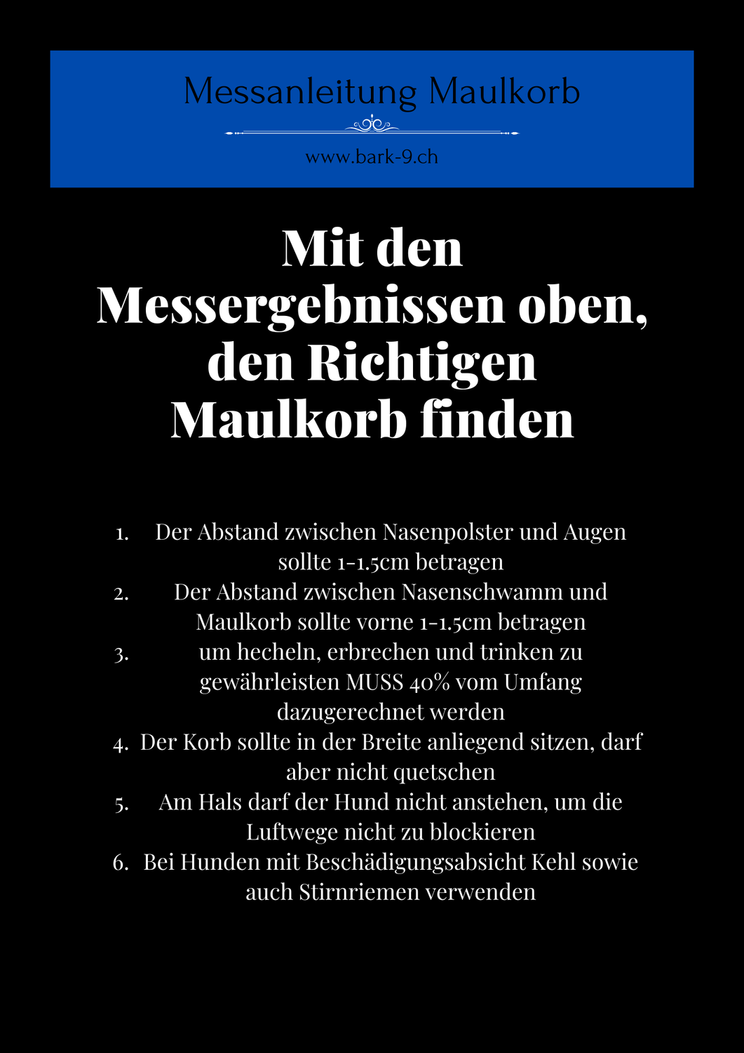 Maulkorb Testpaket