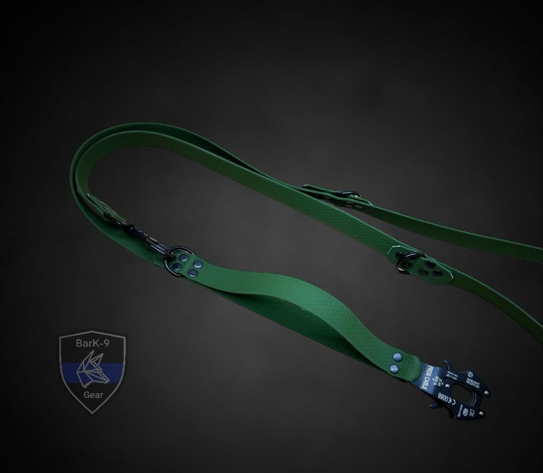 Hexa 3-Punkt Leine, Gurtfarbe: Oliv