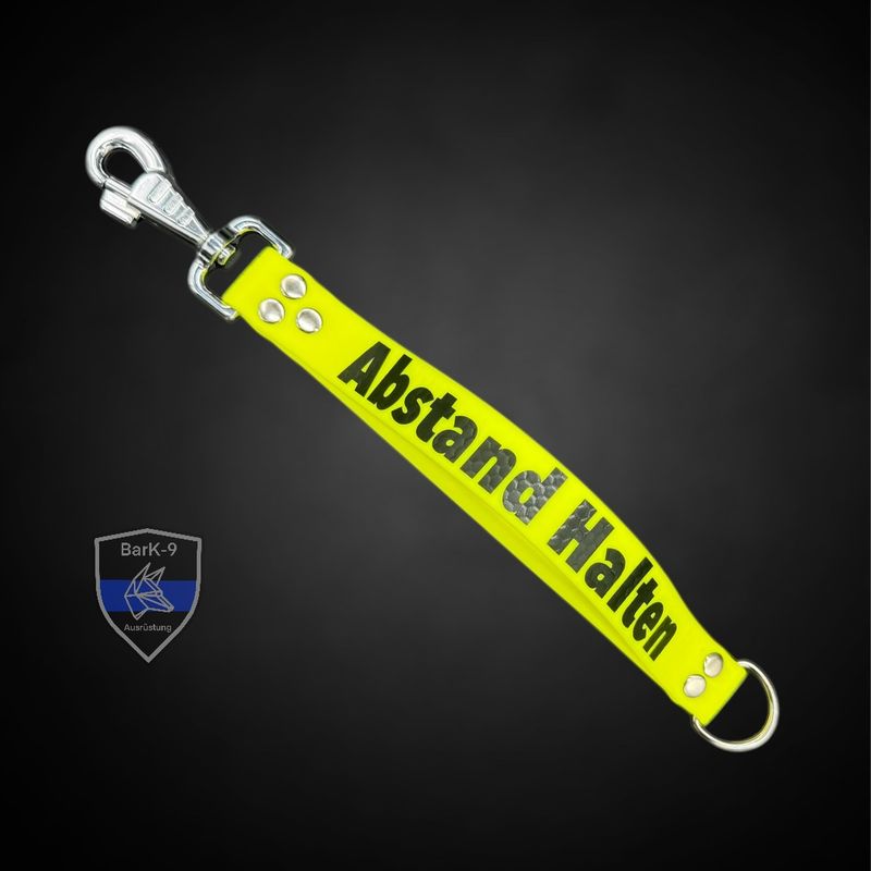 Abstand Halten Leineneinsatz