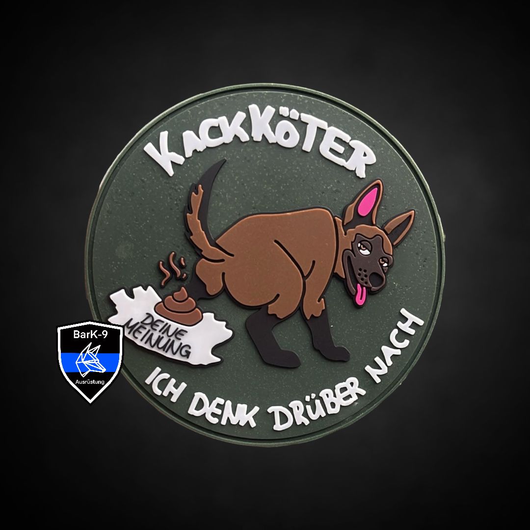 Limitierter Rubber Patch Kackköter