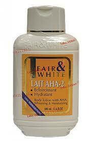 Fair and White Lait Eclaircissant AHA-2 Body Lotion