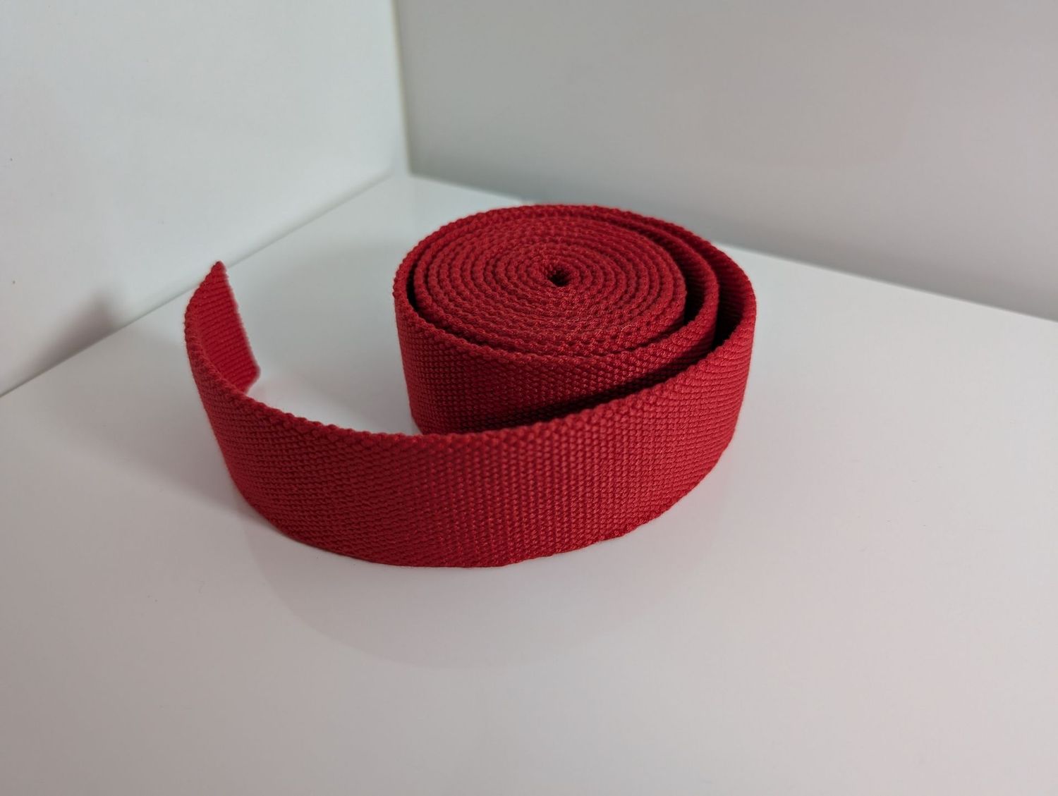 Gurtband Gurtband "Uni" rot, 40 mm, 2 Meter