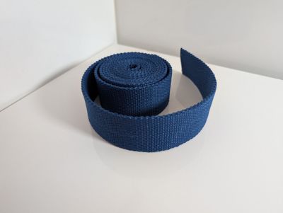 Gurtband Gurtband "Uni", blau, 40 mm, 2 Meter
