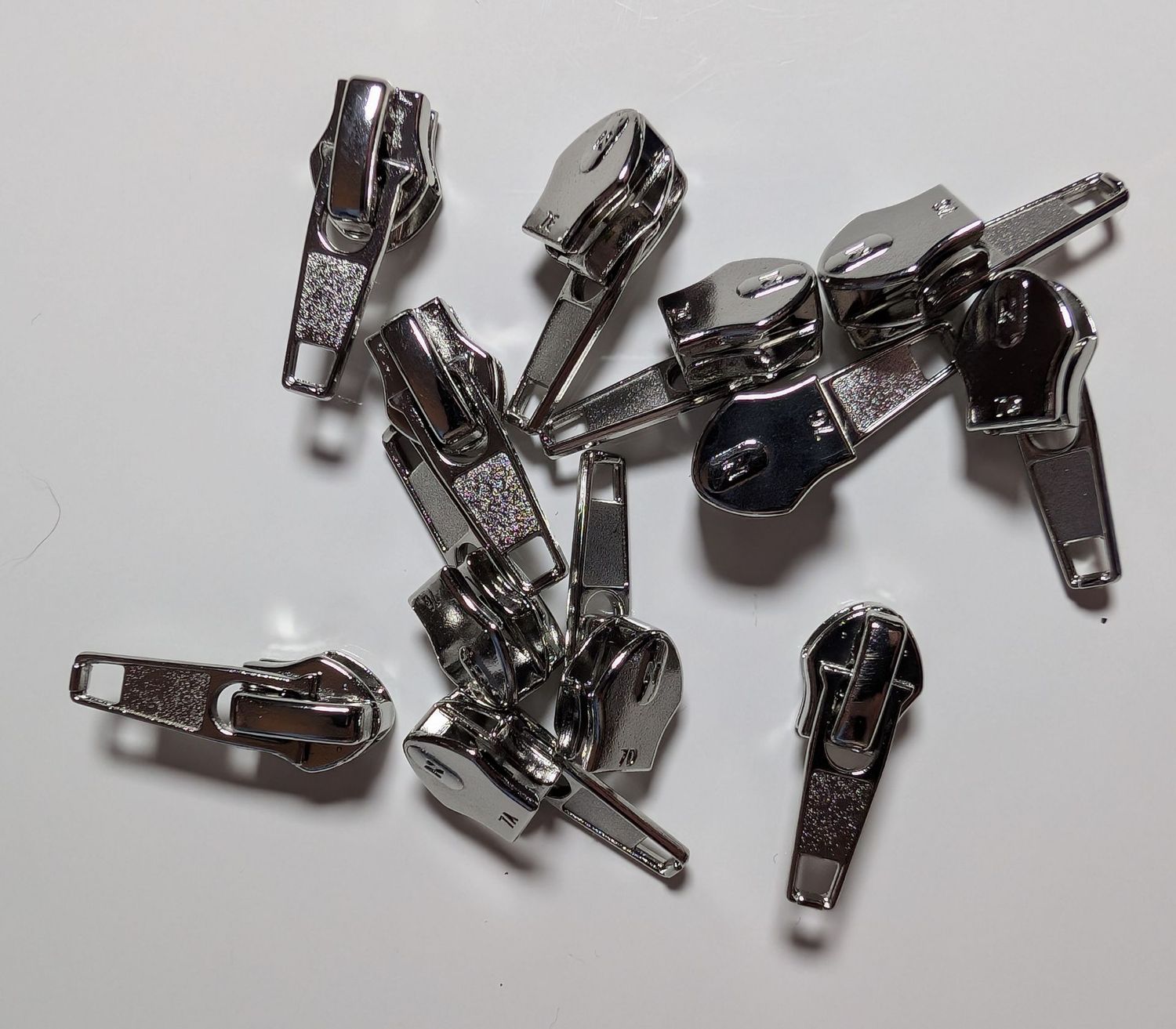 Reißverschluß Zipper Silber, 10 Stück Reißverschluß Zipper Silber, 10 Stück
