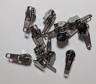 Reißverschluß Zipper Silber, 10 Stück Reißverschluß Zipper Silber, 10 Stück