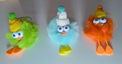 Schlüsselanhänger Plüsch, 3 Stück Schlüsselanhänger Plüsch, 3 Stück