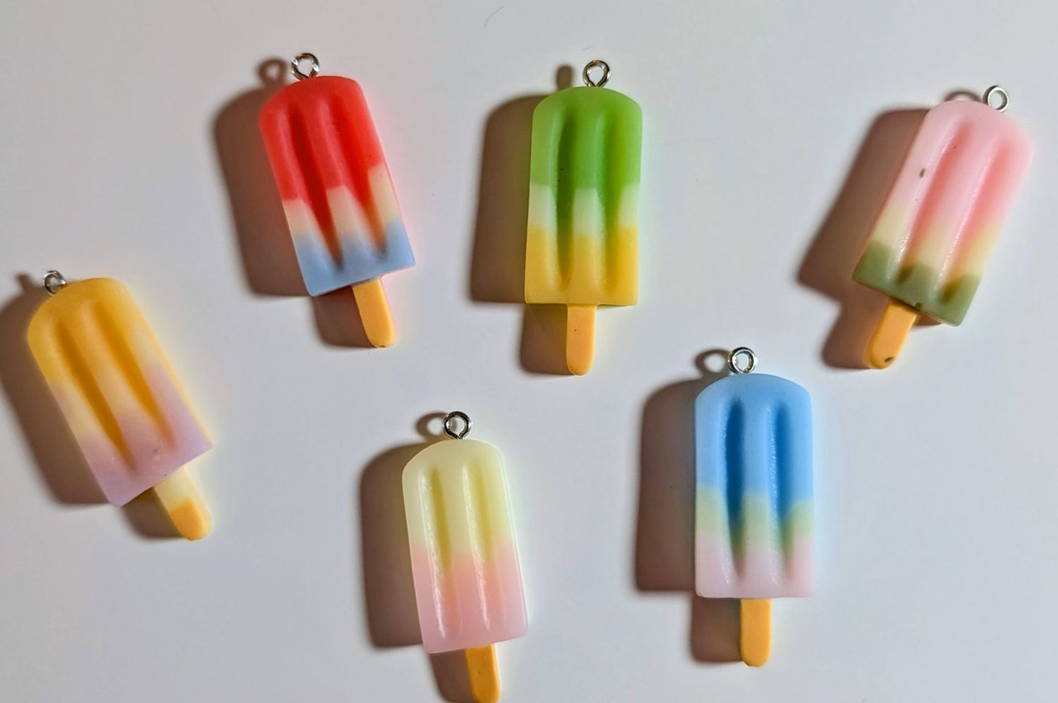 Eis Anhänger, 6 Stück Eis Anhänger, 6 Stück