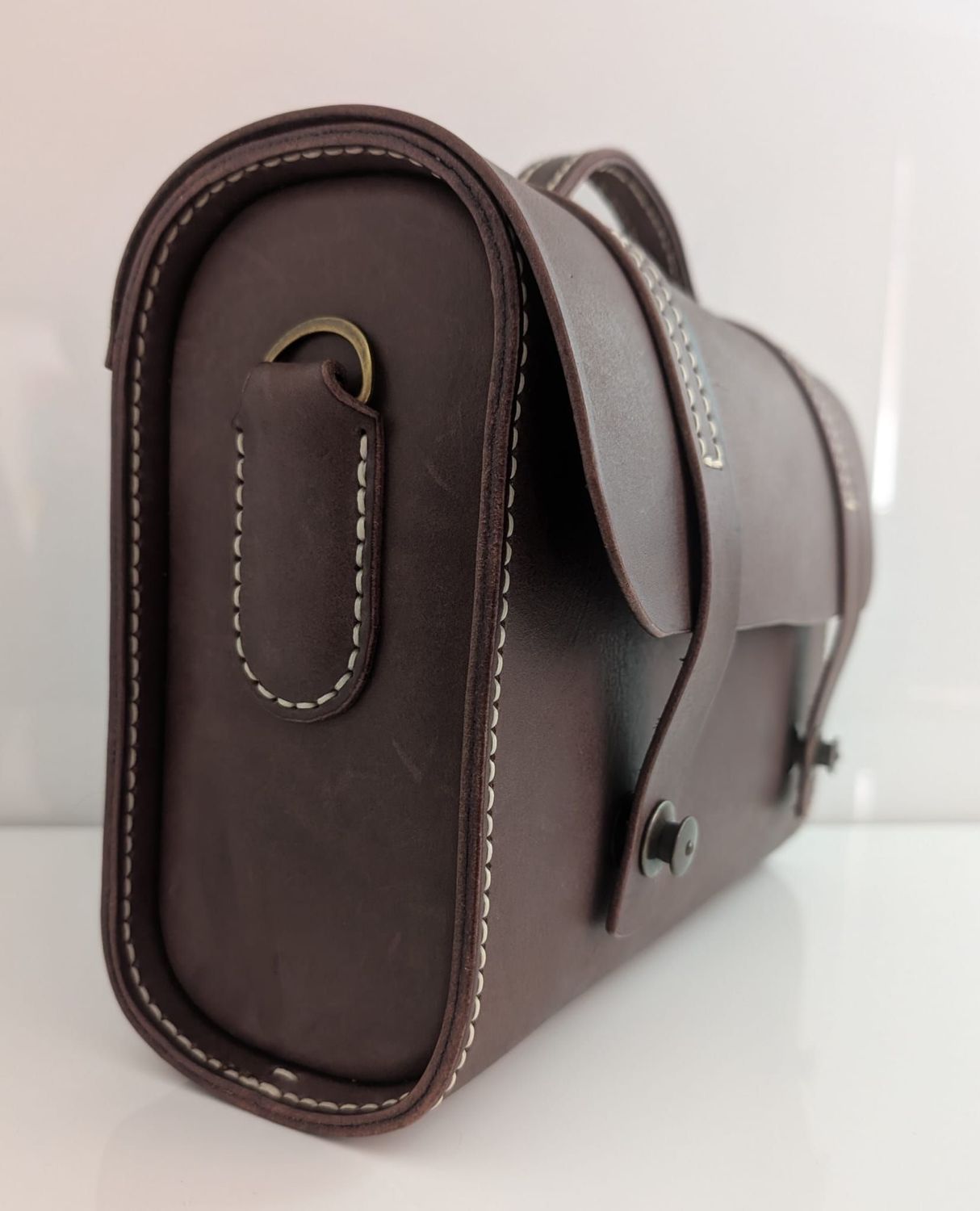 Echt-Leder-Tasche Echt-Leder-Tasche "City Bag" dunkelbraun