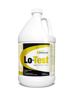 Lo-Test by Newline | Premium Acid Tile and Grout Cleaner | Gallon
