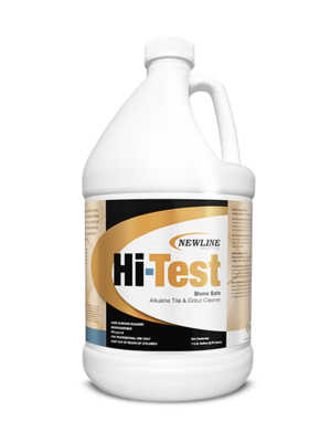 Hi Test by Newline | Premium Alkaline Stone and Tile Cleaner | Gallon