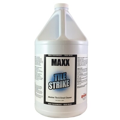 MAXX Tile Strike | Alkaline Tile & Grout Cleaner | Gallon