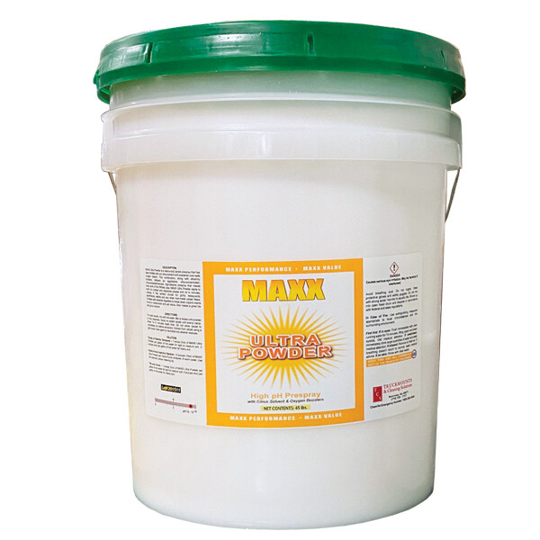 MAXX Ultra Powder | High pH Prespray | 45 lb Pail