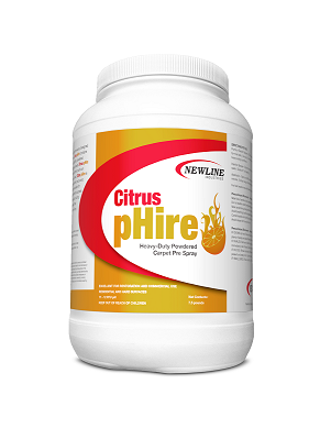 Citrus pHire by Newline | Premium Carpet Prespray | 7.5 lb Jar