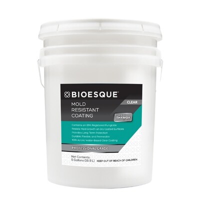 Bioesque Mold Resistant Coating Clear | 5 Gallon Pail