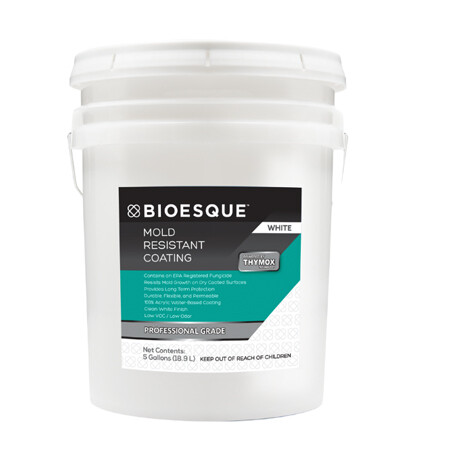 Bioesque Mold Resistant Coating White | 5 Gallon Pail