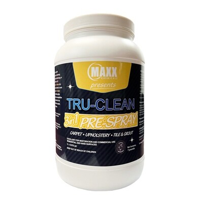 MAXX TRU-CLEAN | 3-in-1 Prespray | 7 lb Jar