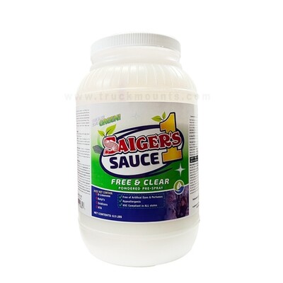 Saiger's Sauce Free and Clear | Powdered Prespray | 6.5 LB Jar