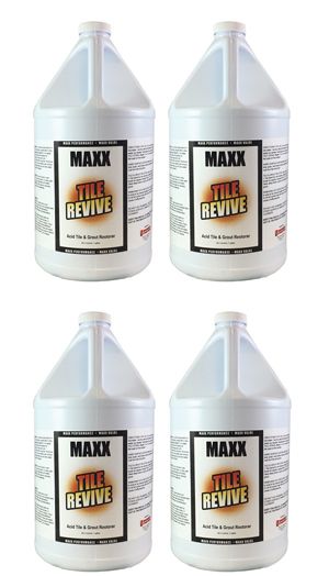 MAXX Tile Revive | Acid Tile & Grout Restorer | Case Qty 4