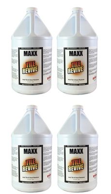 MAXX Tile Revive | Acid Tile & Grout Restorer | Case Qty 4