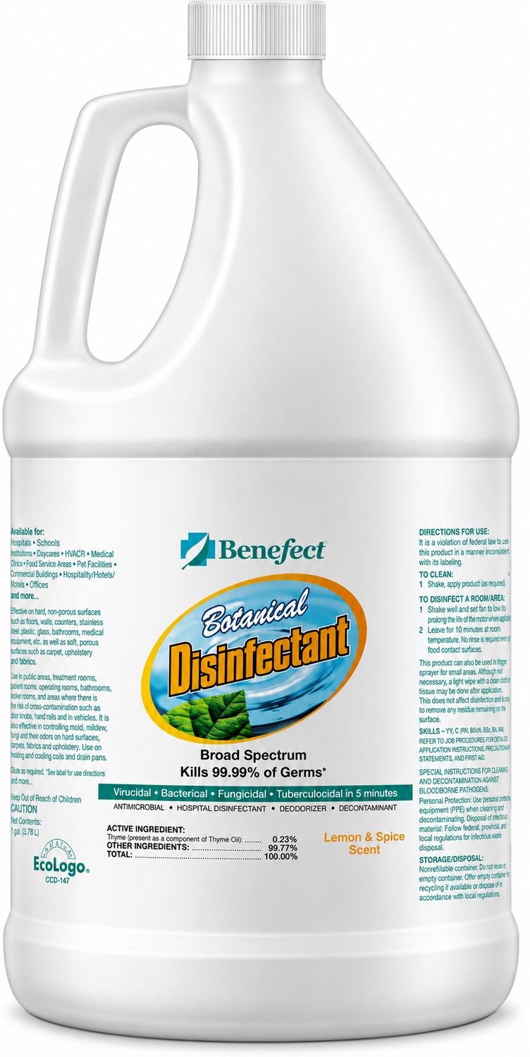 Benefect Botanical Disinfectant | Gallon