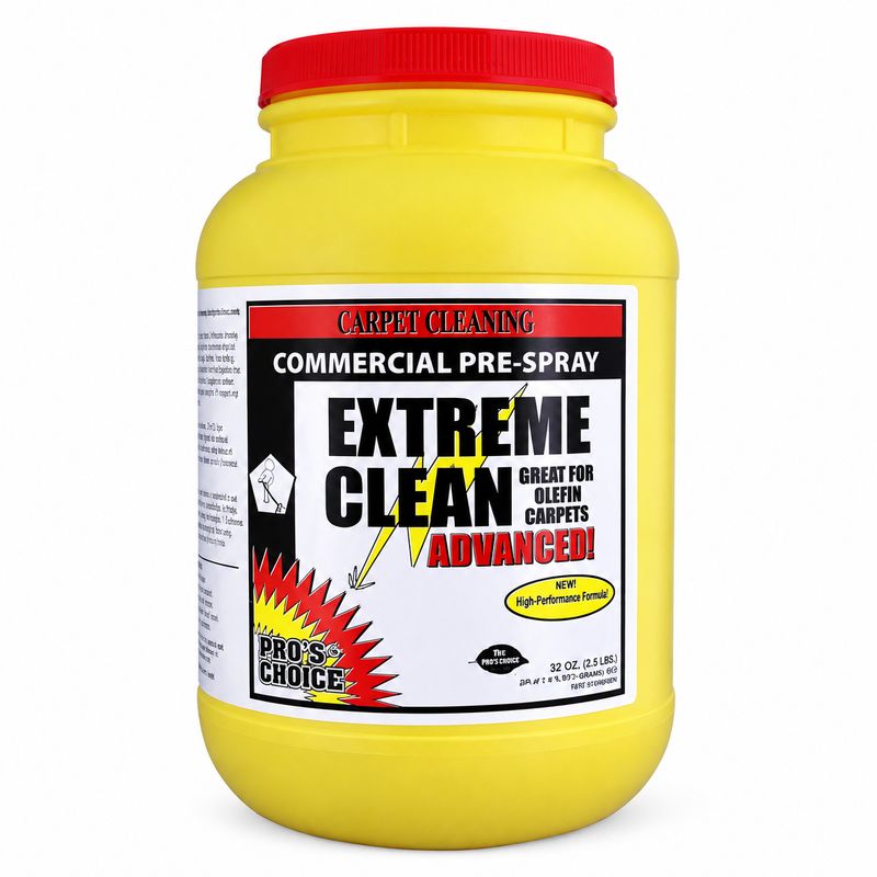 Extreme Clean by CTI Pro's Choice | Powdered Carpet Pre-Spray |  92 oz  Jar