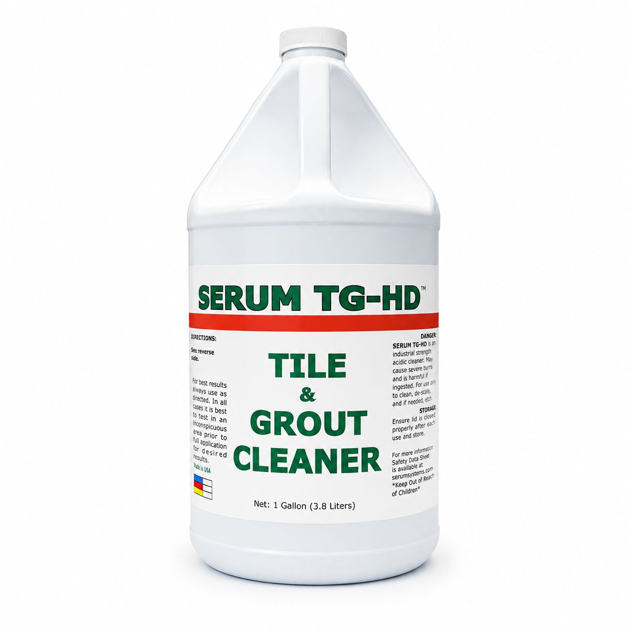 Serum TG - HD by Serum Systems - Heavy Duty Tile and Grout Cleaner | Gallon