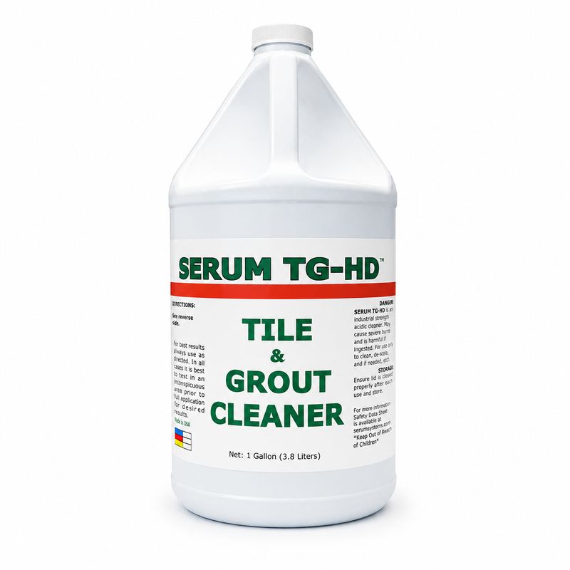 Serum TG - HD by Serum Systems - Heavy Duty Tile and Grout Cleaner | Gallon