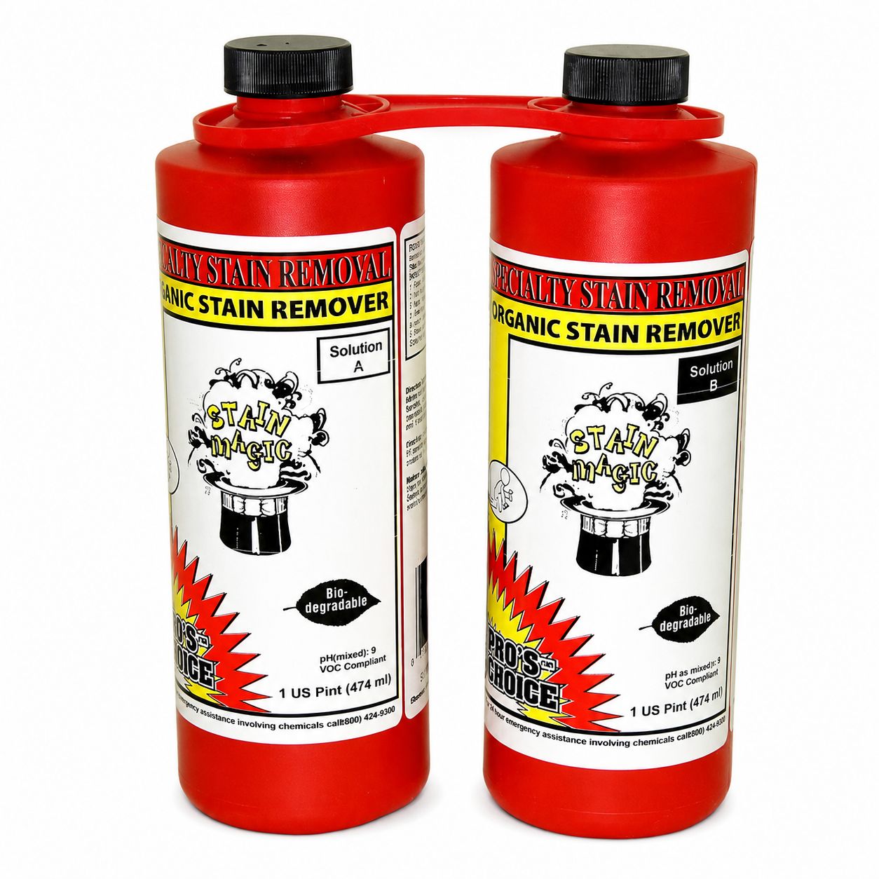 Stain Magic (Parts A&B Quart Set) by CTI Pro's Choice | Stain Remover