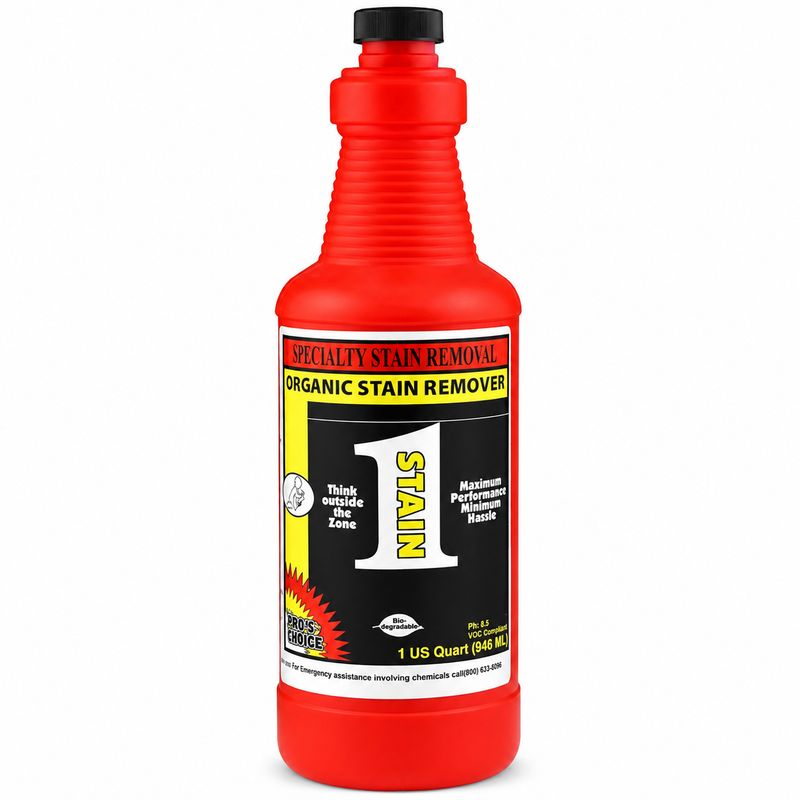 Stain One by CTI Pro's Choice | Organic Stain Remover | Quart