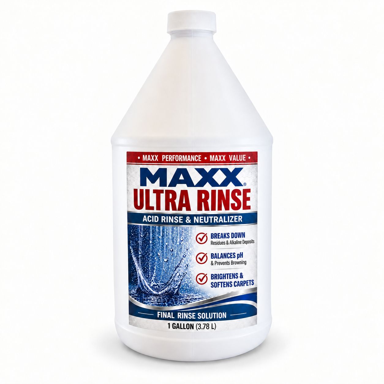 MAXX Ultra Rinse | Acid Rinse & Neutralizer | Gallon MAXX Ultra Rinse | Acid Rinse & Neutralizer | Gallon
