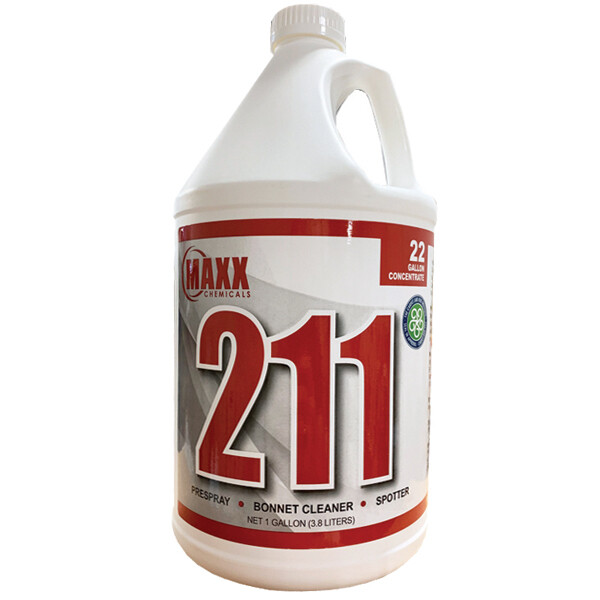 MAXX 211 | Prespray, Bonnet Cleaner & Spotter | Gallon MAXX 211 | Prespray, Bonnet Cleaner & Spotter | Gallon