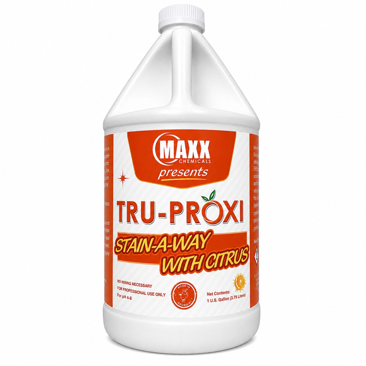 MAXX TRU-PROXI | Stain Away With Citrus | Gallon MAXX TRU-PROXI | Stain Away With Citrus | Gallon