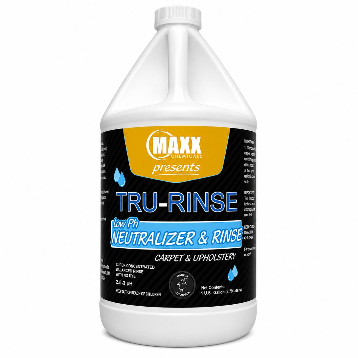 MAXX TRU-RINSE | Neutralizer & Rinse | Gallon MAXX TRU-RINSE | Neutralizer & Rinse | Gallon