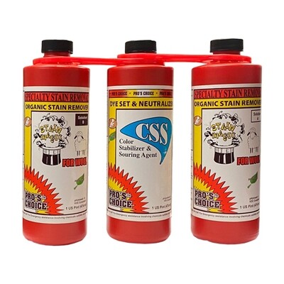Stain Magic for Wool (Parts A&B & CSS Quart Set) by CTI Pro's Choice | Quart