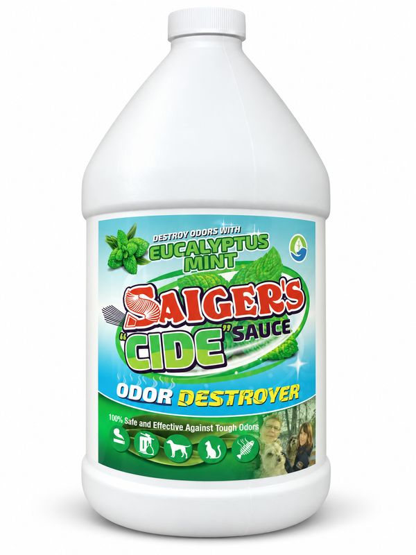 Saiger's "Cide" Sauce Eucalyptus Mint | Odor Destroyer | Gallon