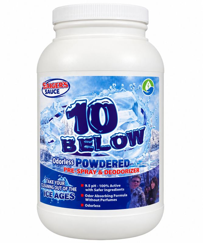 Saiger's Sauce 10 Below | Powdered Prespray | 6.5 LB Jar