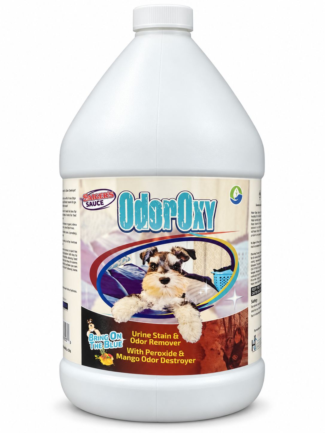 Saiger's Sauce Odor OXY | Urine Stain and Odor Remover | With Peroxide & Mango Odor Destroyer | Gallon Saiger's Sauce Odor OXY | Urine Stain and Odor Remover | With Peroxide & Mango Odor Destroyer | Gallon