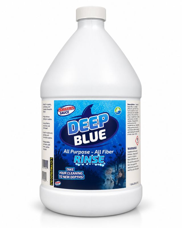 Saiger's Sauce Deep Blue Rinse | All-Purpose, Fiber-Rinsing Agent | Gallon