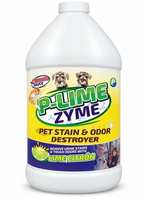Saiger's Sauce P-Lime Zyme Lime Citron | Pet Stain & Odor Destroyer | Gallon Saiger's Sauce P-Lime Zyme Lime Citron | Pet Stain & Odor Destroyer | Gallon
