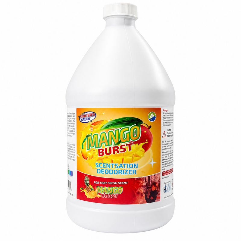 Saiger's Sauce Mango Burst  | Water-based Aromatic Deodorizer | Gallon