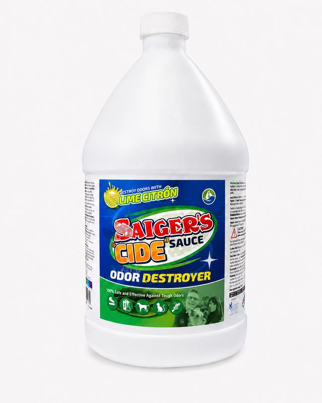 Saiger's "Cide" Sauce Lime Citron | Odor Destroyer | Gallon