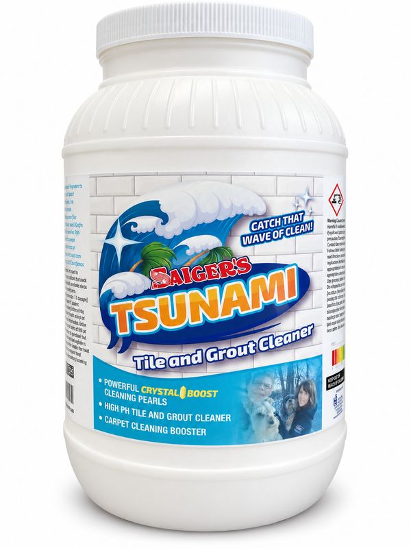 Saiger's Sauce Tsunami | Tile & Grout Cleaner | 6.5 LB Jar